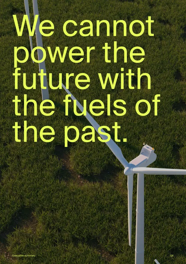 Our message — designed by Gridset